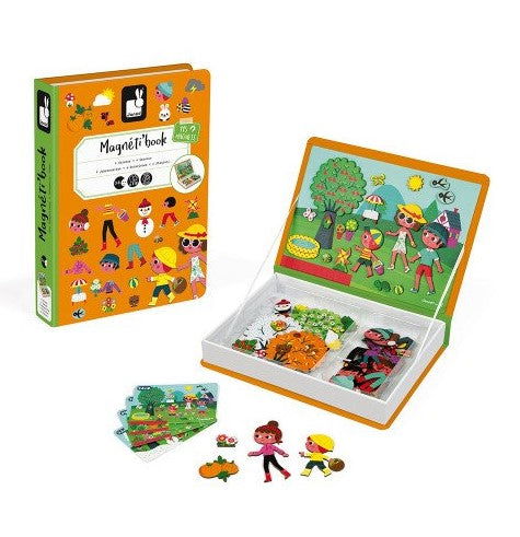 Janod Магнитна Книга - Сезони --- BebeMama