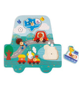 Janod Музикален Пъзел Превозни Средства --- BebeMama