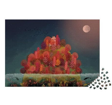 Janod Пъзел Червена Есен - 2000 Части --- BebeMama