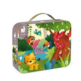 Janod Панорамен Пъзел В Куфар - Джунгла (36 Части) --- BebeMama