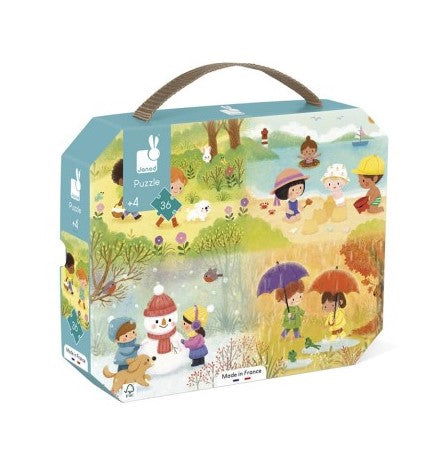 Janod Пъзел В Куфар - Сезони (36 Части) --- BebeMama
