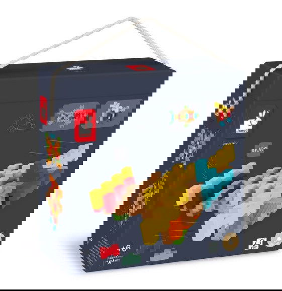 Janod Конструктор От 100 Части --- BebeMama