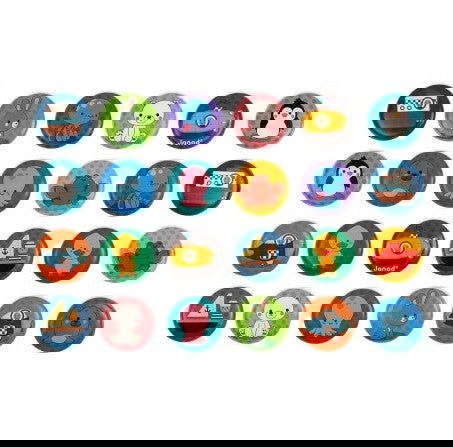 Janod Игра За Памет За Баня (24 Карти) --- BebeMama