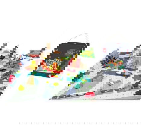 Janod Конструктор От 60 Части + Пъзел Град --- BebeMama