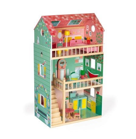 Janod Къща За Кукли Happy Day --- BebeMama