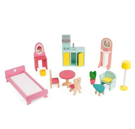 Janod Къща За Кукли Happy Day --- BebeMama