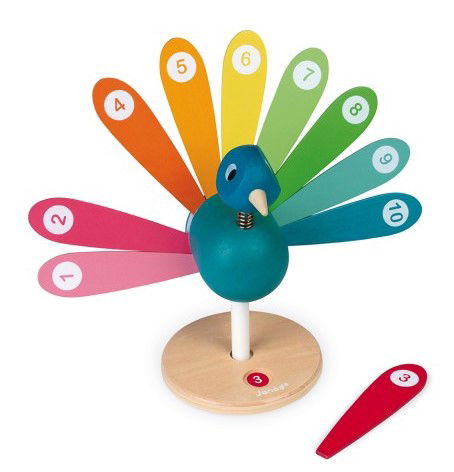 Janod Уча Се Да Броя Peacock --- BebeMama