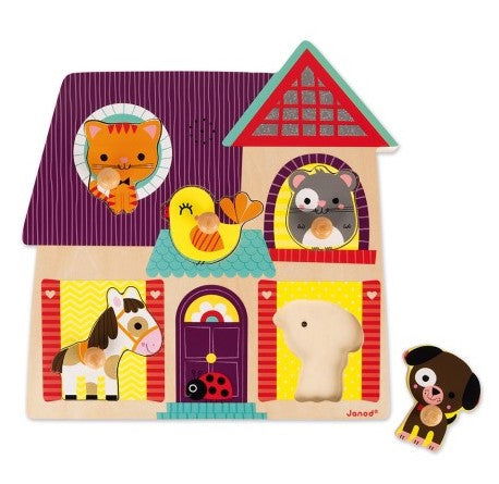 Janod Музикален Пъзел Моитe Малки Приятели --- BebeMama