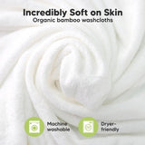 Kърпи От Органичен Бамбук 6 Бр Бели Keababies --- BebeMama