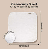 Kърпи От Органичен Бамбук 6 Бр Бели Keababies --- BebeMama