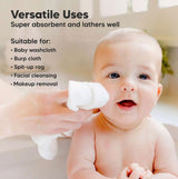 Kърпи От Органичен Бамбук 6 Бр Бели Keababies --- BebeMama