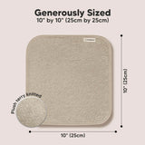 Kърпи От Органичен Бамбук 6 Бр Кафяви Keababies --- BebeMama