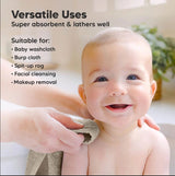 Kърпи От Органичен Бамбук 6 Бр Кафяви Keababies --- BebeMama