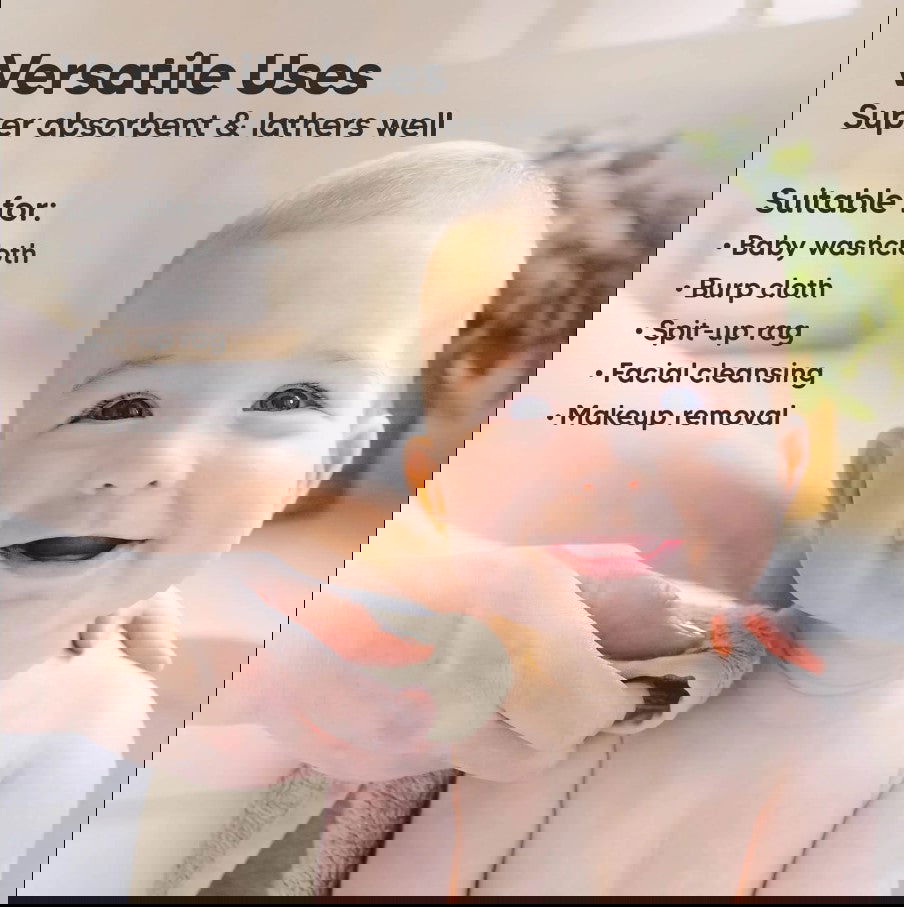 Kърпи От Органичен Бамбук 6 Бр Кафяви Keababies --- BebeMama