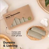 Kърпи От Органичен Бамбук 6 Бр Кафяви Keababies --- BebeMama