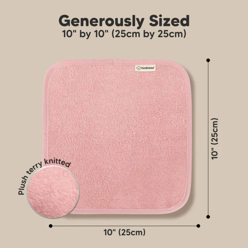 Kърпи От Органичен Бамбук 6 Бр Пепел От Рози Keababies --- BebeMama