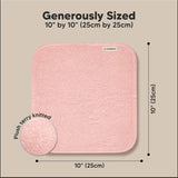 Kърпи От Органичен Бамбук 6 Бр Розови Keababies --- BebeMama