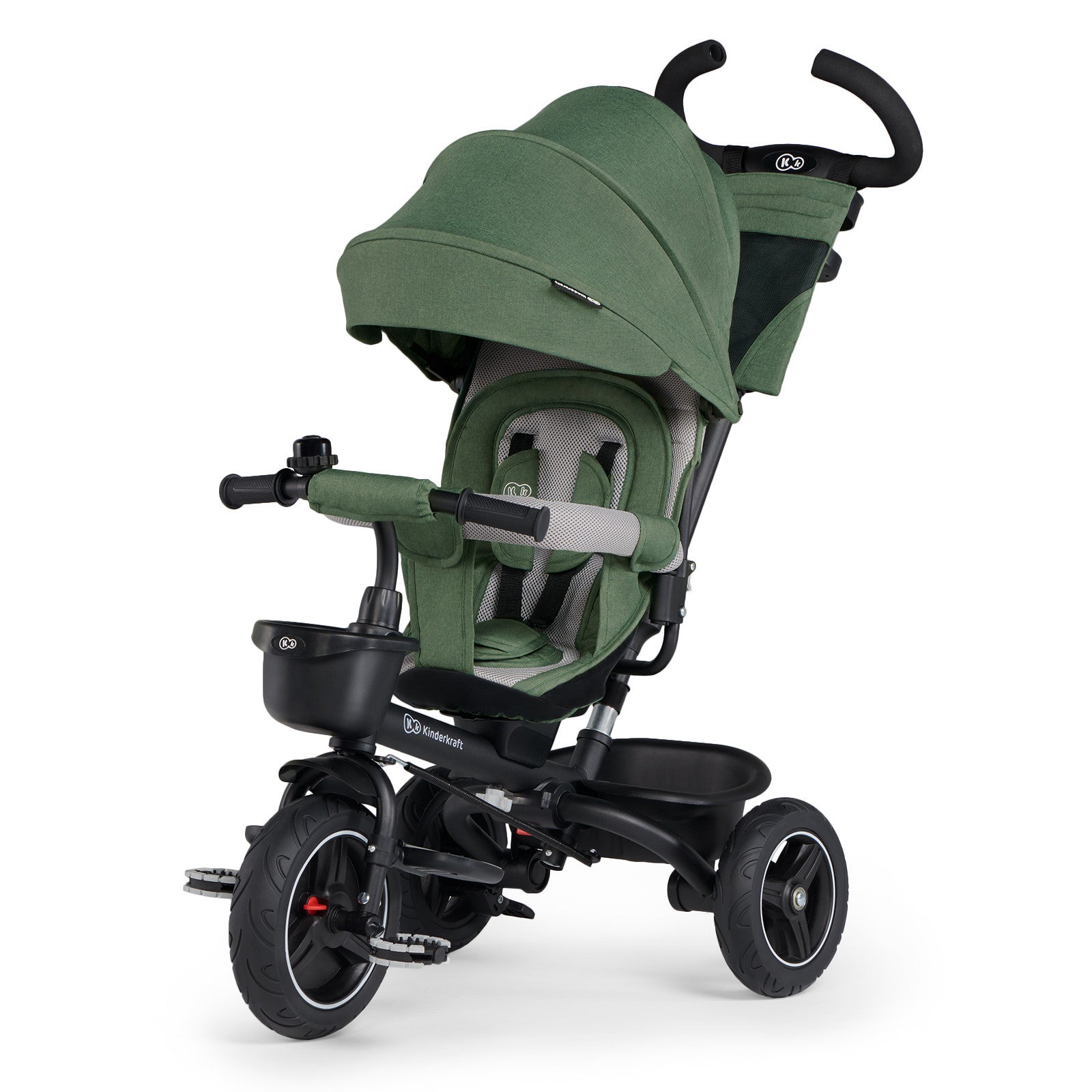 Tricicletă Kinderkraft Spinstep Verde