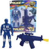 Полицейски Комплект С Фигура И Автомат Със Звук 43X34X3 См