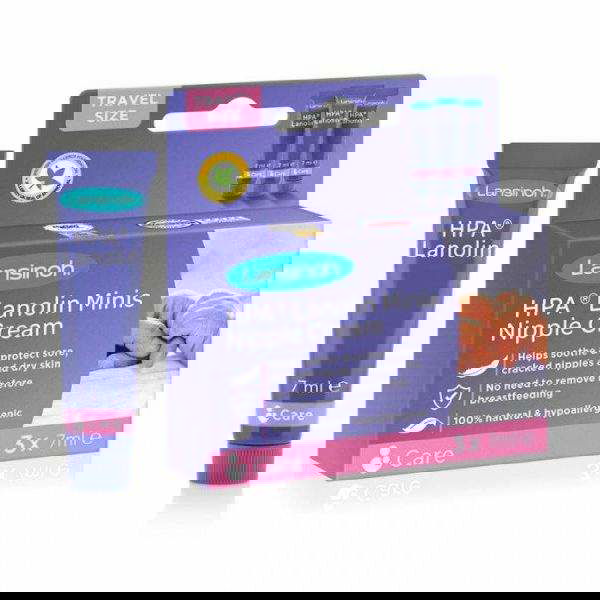 Lansinoh Крем За Защита На Гръдни Зърна 3 X 7 Мл. --- BebeMama