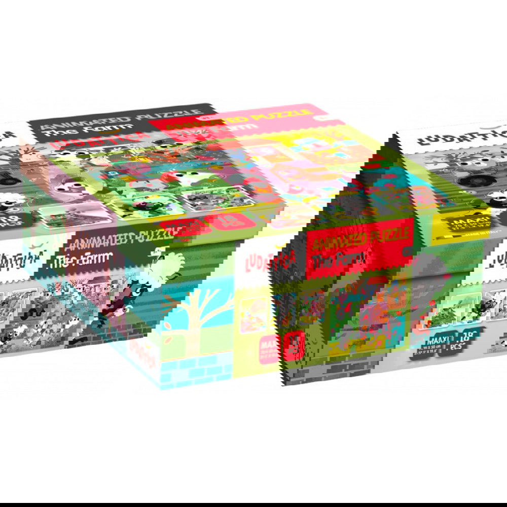 Ludattica Пъзел Анимиран Ферма 18Ч. --- BebeMama