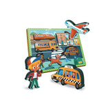 Ludattica Пъзел С Форми Градът 8 Ч. --- BebeMama