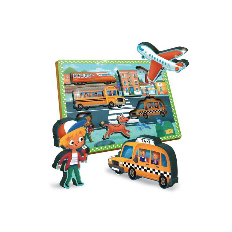 Ludattica Пъзел С Форми Градът 8 Ч. --- BebeMama