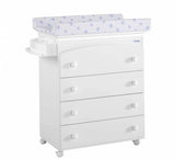 Скрин С Вана За Къпане И Повивалник B970 Бял Син Bears --- BebeMama