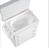 Скрин С Вана За Къпане И Повивалник B970 Бял Син Bears --- BebeMama