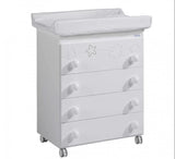 Скрин С Вана За Къпане И Повивалник B1551 Juliette Бял G --- BebeMama