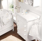 Скрин С Вана За Къпане И Повивалник B1551 Juliette Бял G --- BebeMama