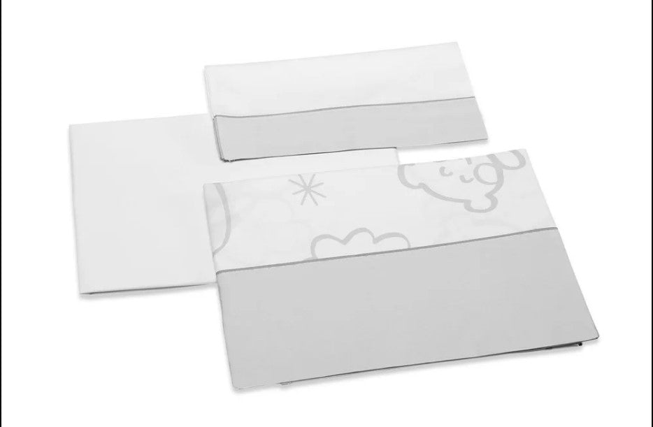 Cuvertură de pat K-Kt cu umplutură și fustă Tx-1650 Dolce Luce gri