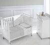 К-Кт Покривало С Пълнеж И Обиколник Tx-1650 Dolce Luce Grey - Спални Комплекти - Micuna - BebeMama