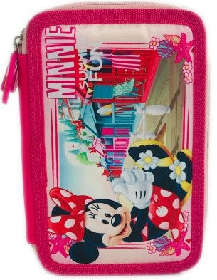 Несесер Мини Маус 21 Х15 Х 8С 3 ЦипаС 3 Отделения С Места За43 Химикала И Молива 3 Места За Линия Острилка И Гума И Др.