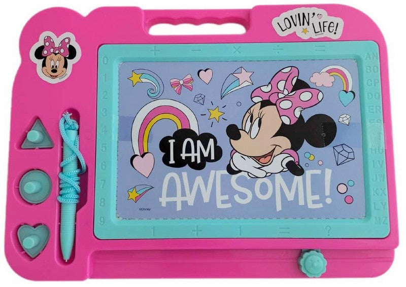 Магнитна Дъска Мини Маус С Писалка За Рисуване И Печати 17 Х 11.5