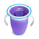 Cupă Miracle 360° Trainer, violet, 207 ml