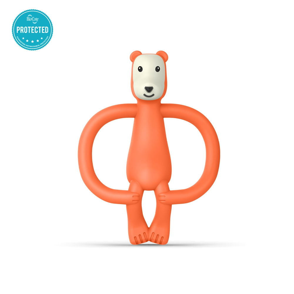 Matchstick Monkey Animal Teether Чесалка С Апликатор - Bear Bramble --- BebeMama