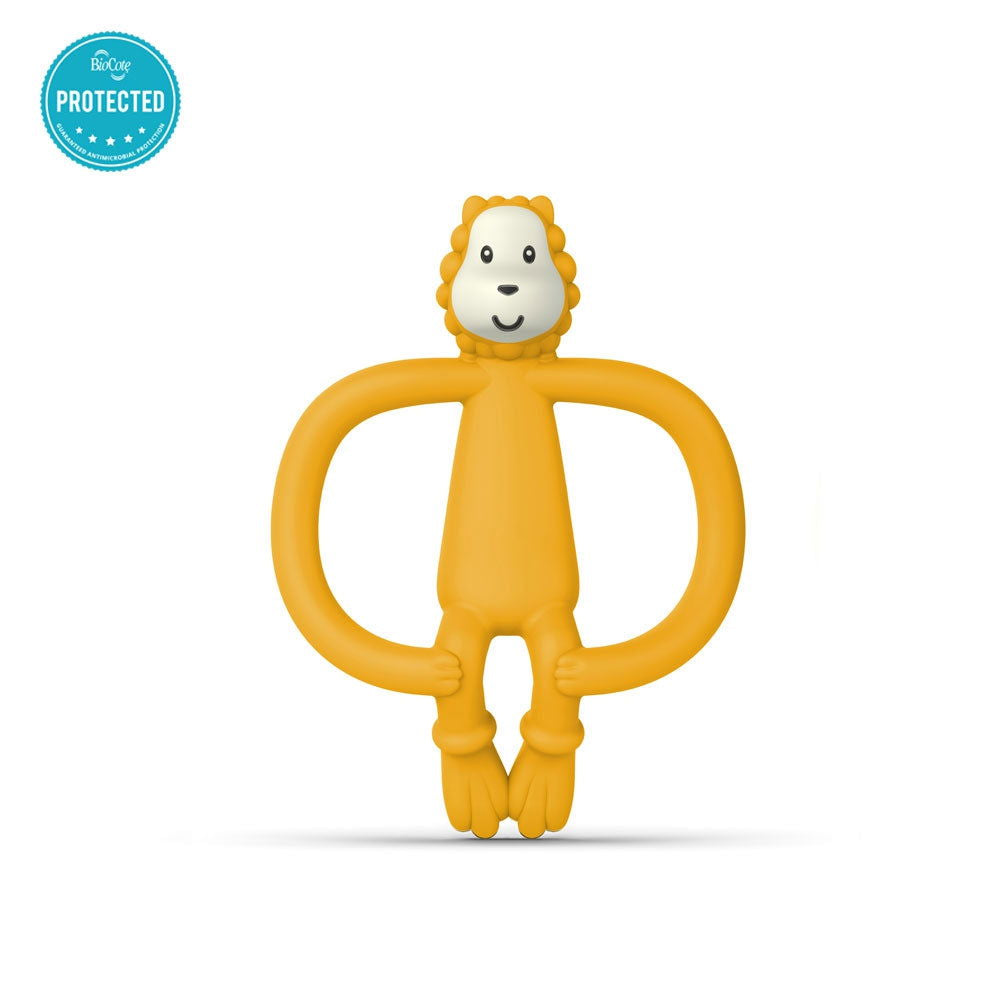 Matchstick Monkey Animal Teether Чесалка С Апликатор - Lion Ludo --- BebeMama