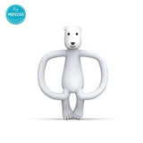 Matchstick Monkey Animal Teether Чесалка С Апликатор - Polar Bear Pomelo --- BebeMama