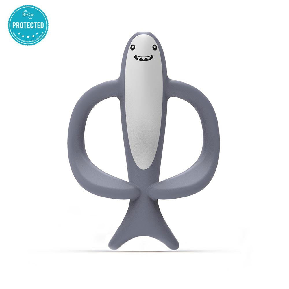 Matchstick Monkey Animal Teether Чесалка С Апликатор - Shark Shчервенdy --- BebeMama