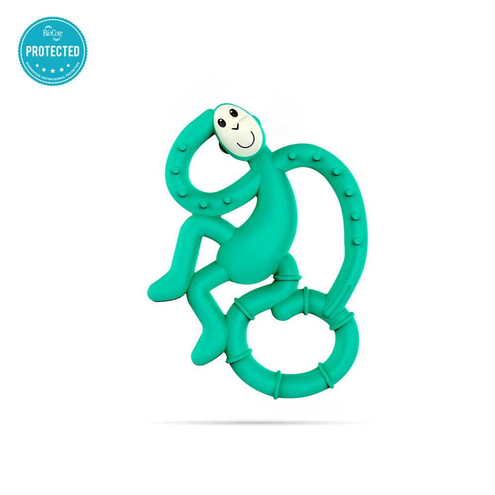 Matchstick Monkey Mini Monkey Teether Чесалка С Апликатор - Зелен --- BebeMama