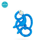 Matchstick Monkey Mini Monkey Teether Чесалка С Апликатор - Син --- BebeMama