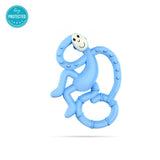Matchstick Monkey Mini Monkey Teether Чесалка С Апликатор - Light Син --- BebeMama