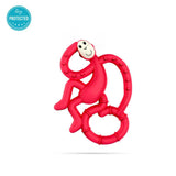 Matchstick Monkey Mini Monkey Teether Чесалка С Апликатор - Rubine --- BebeMama