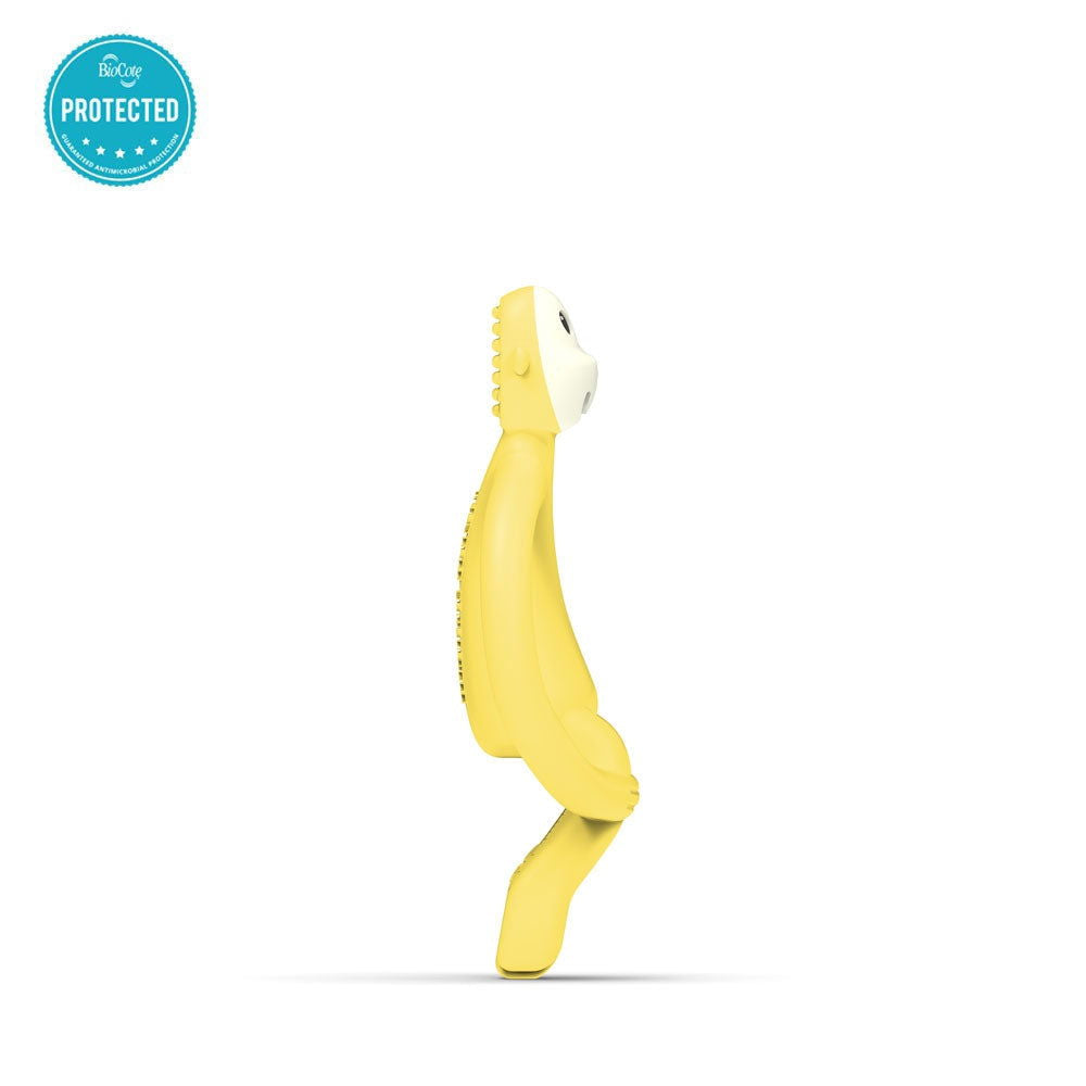 Matchstick Monkey Monkey Teether Чесалка С Апликатор - Жълт --- BebeMama