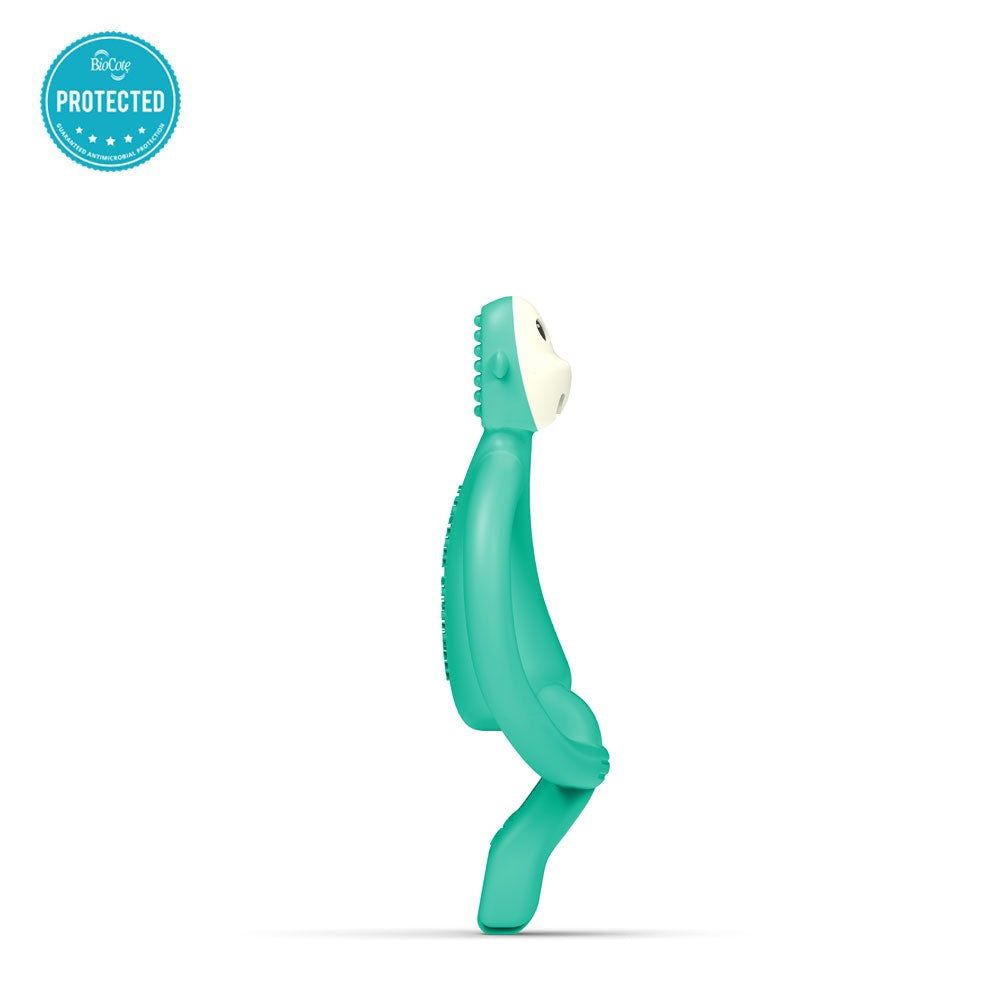 Matchstick Monkey Monkey Teether Чесалка С Апликатор - Зелен --- BebeMama