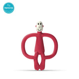 Matchstick Monkey Monkey Teether Чесалка С Апликатор - Червен --- BebeMama