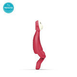 Matchstick Monkey Monkey Teether Чесалка С Апликатор - Червен --- BebeMama