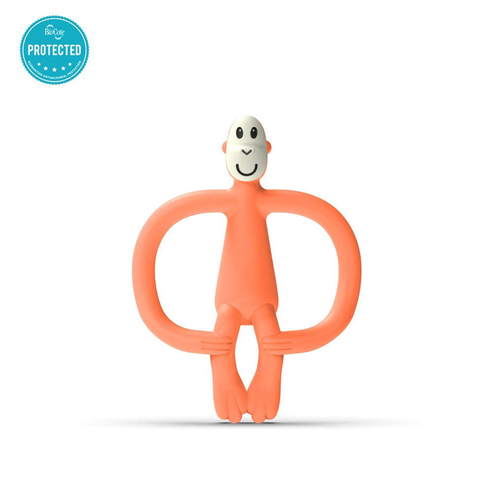 Matchstick Monkey Monkey Teether Чесалка С Апликатор - Orange --- BebeMama