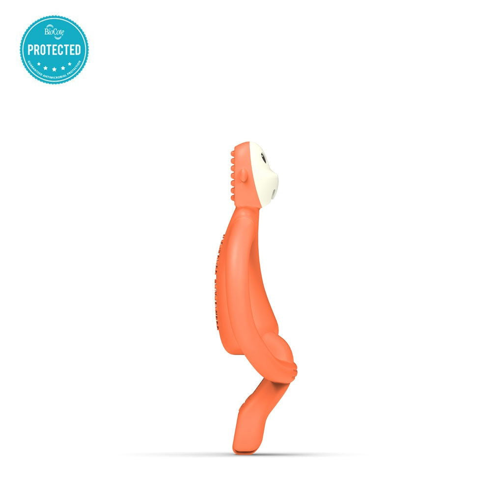 Matchstick Monkey Monkey Teether Чесалка С Апликатор - Orange --- BebeMama